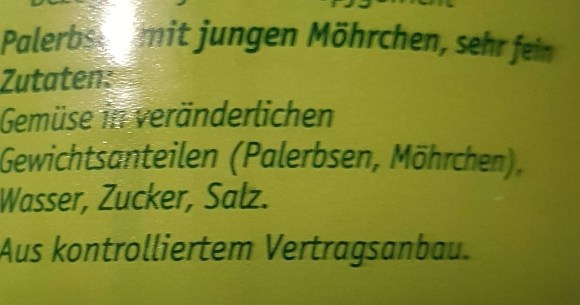 Bonduelle Erbsen & Möhrchen packshot
