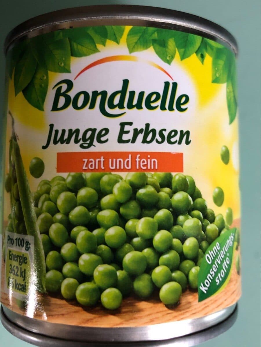 Bonduelle Junge Erbsen packshot