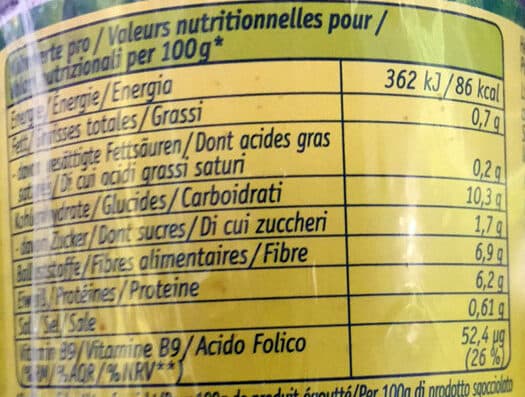 Bonduelle Piselli finissimi packshot