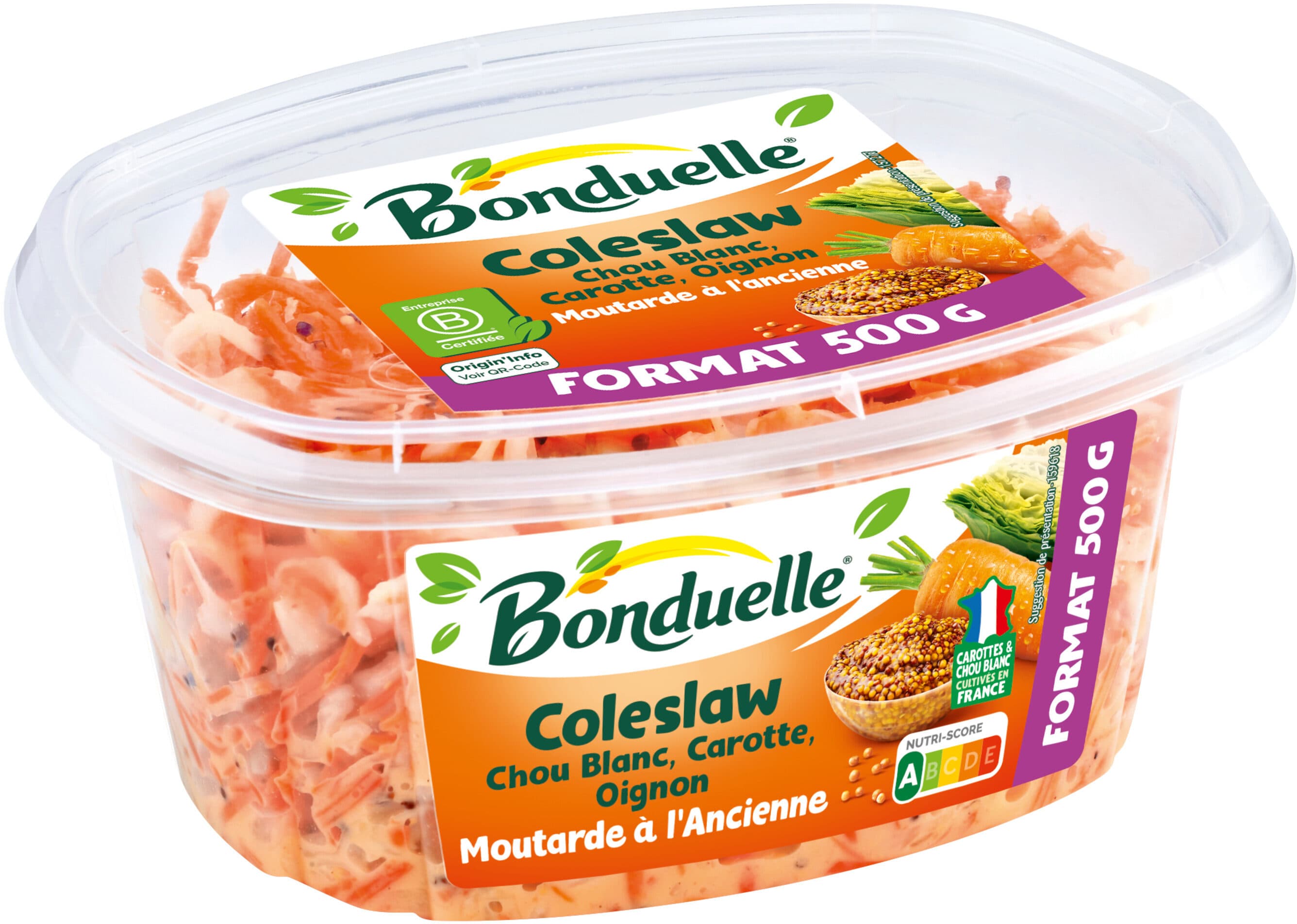 Bonduelle Coleslaw 500g packshot