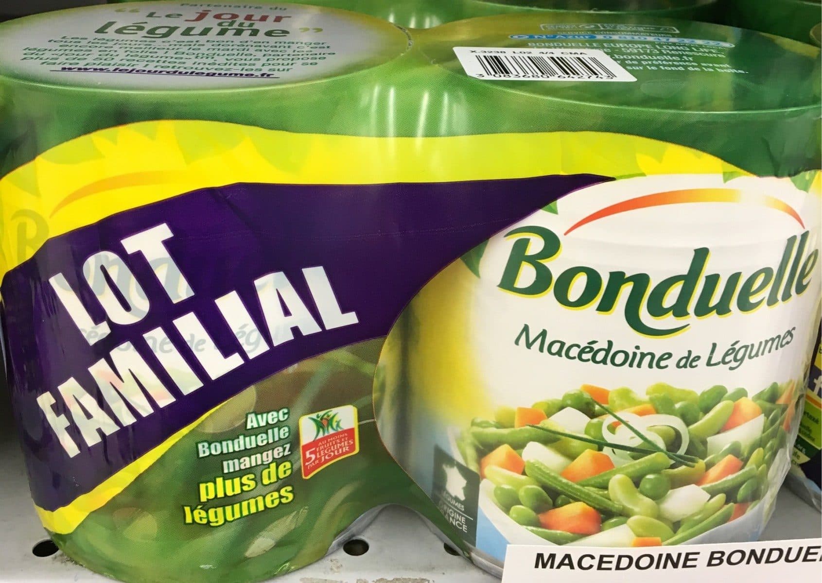 Bonduelle Bonduelle Macédoine 2x530g Prix Choc packshot