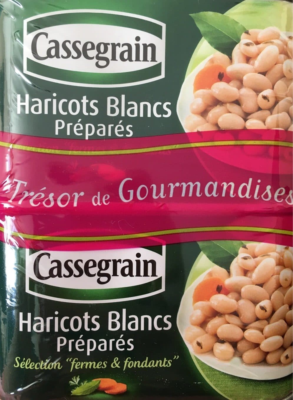 Cassegrain Haricots Blancs Cuisinés packshot