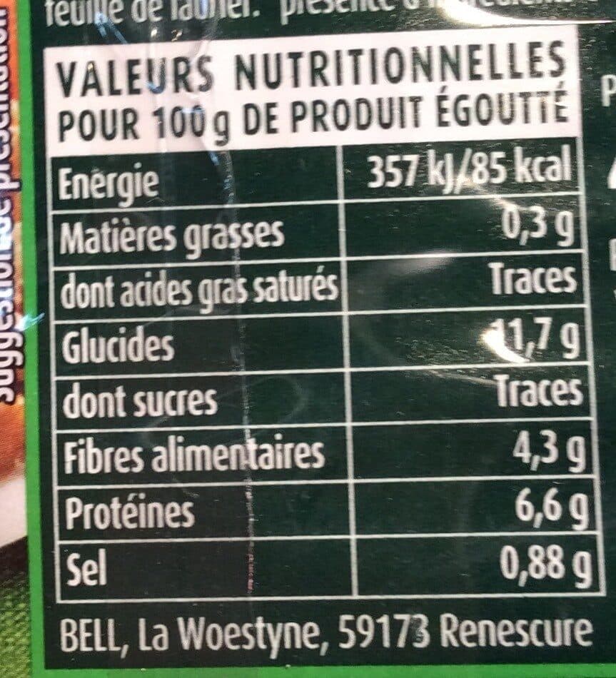 Cassegrain Cassegrain lentilles cuisinées 1/2x2 packshot
