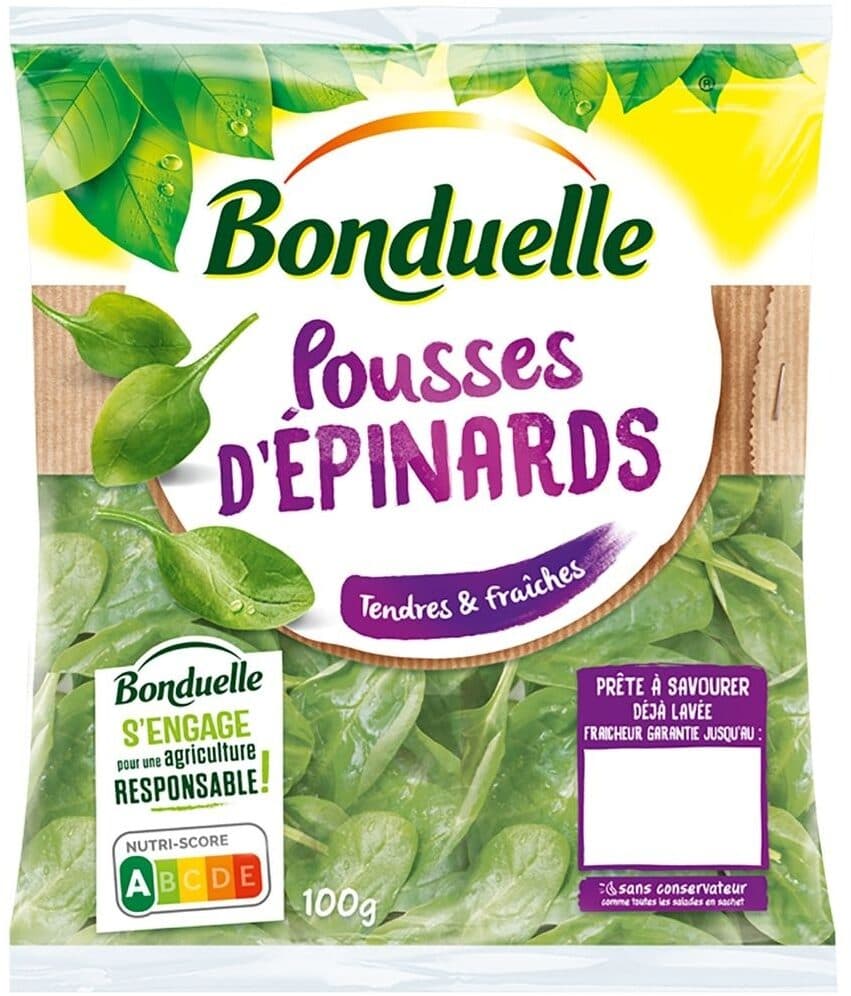 Bonduelle Pousses d'Épinards packshot
