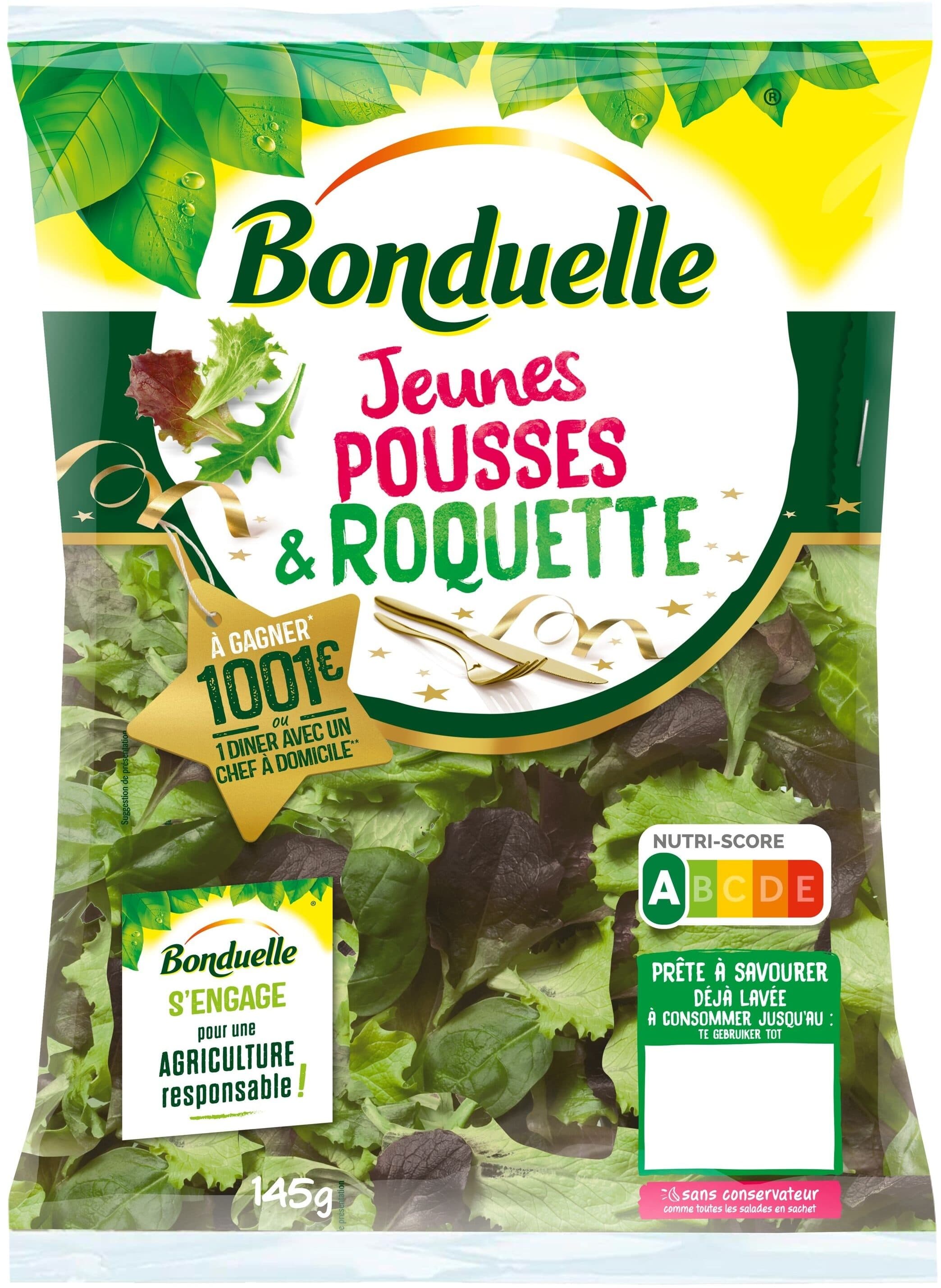 Bonduelle Jeunes Pousses & Roquette packshot