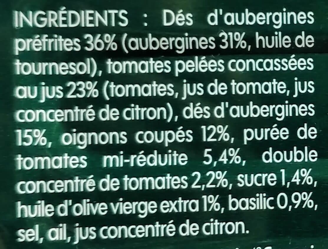 Cassegrain Aubergines cuisinées à la Provençale packshot
