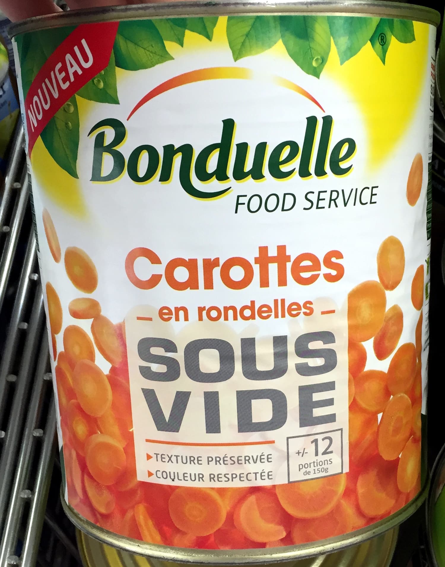 Bonduelle Food Service Carottes en rondelles packshot