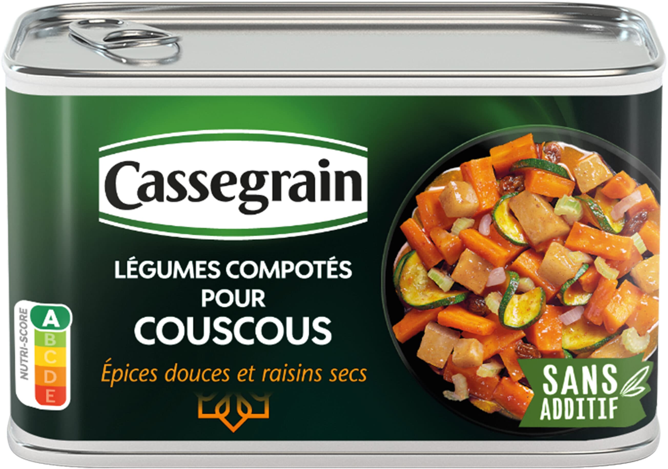 Cassegrain Légumes compotés pour Couscous 1/2 packshot