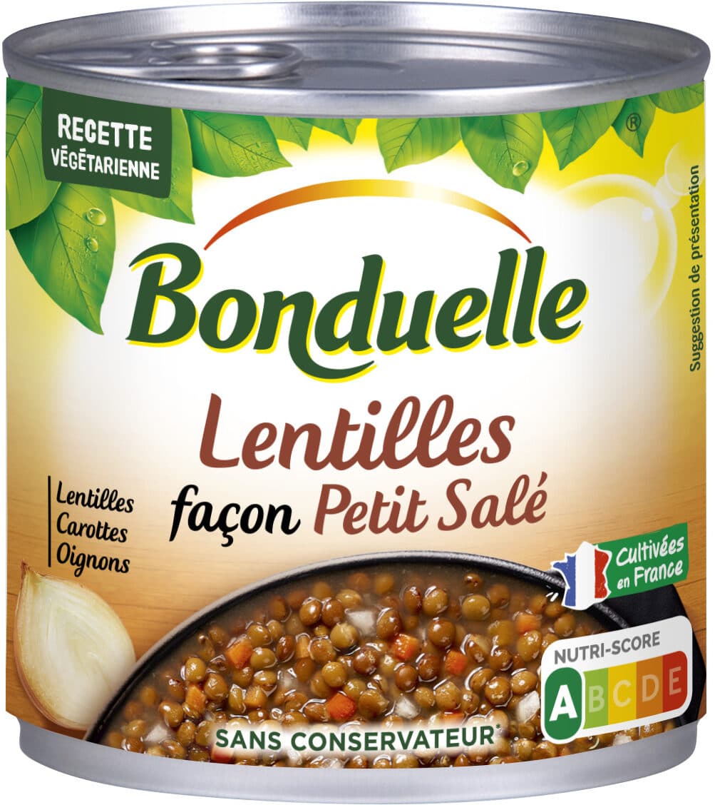 Bonduelle Lentilles façon Petit Salé 1/2 packshot