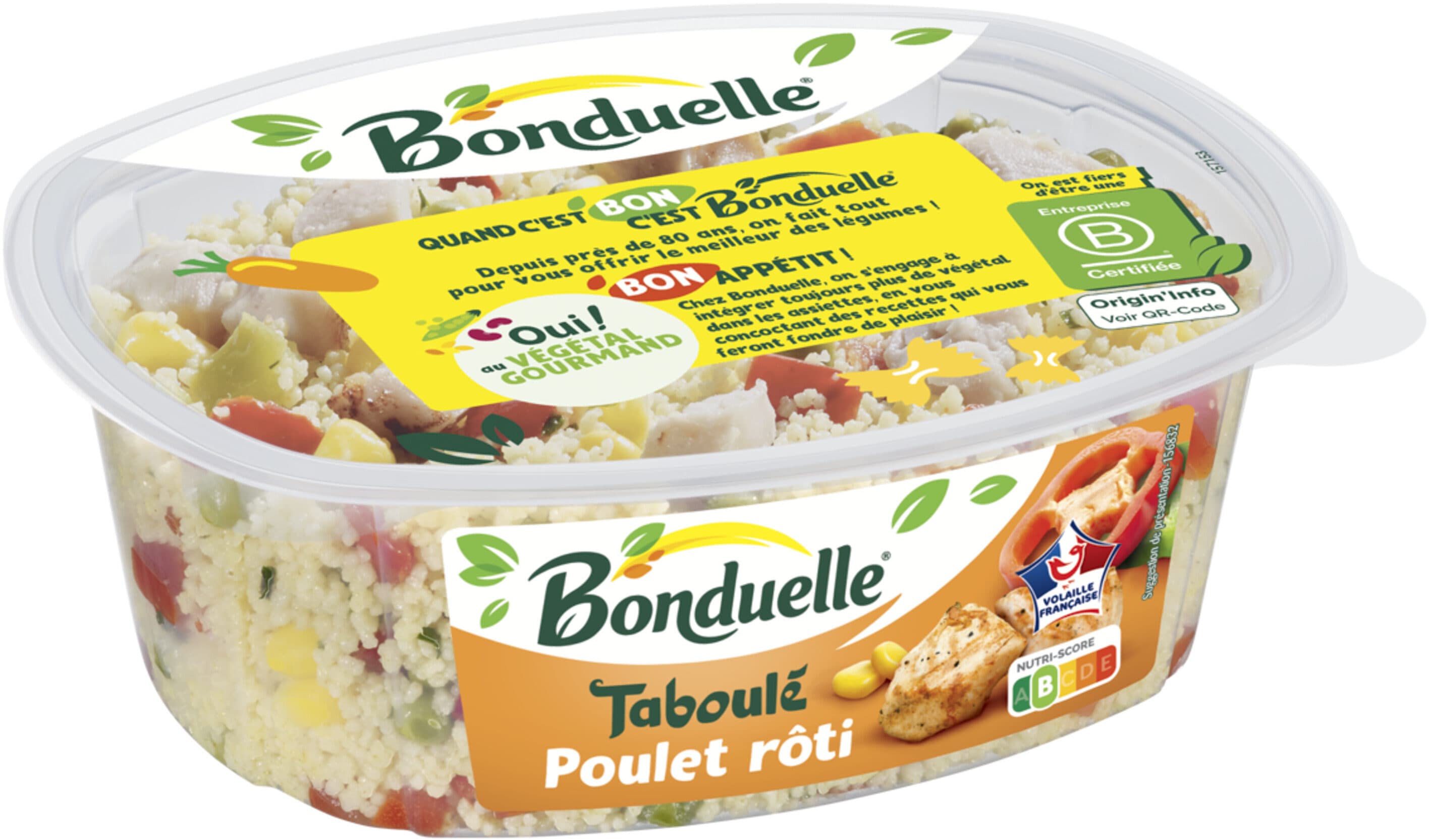 Bonduelle Taboulé Poulet Rôti packshot