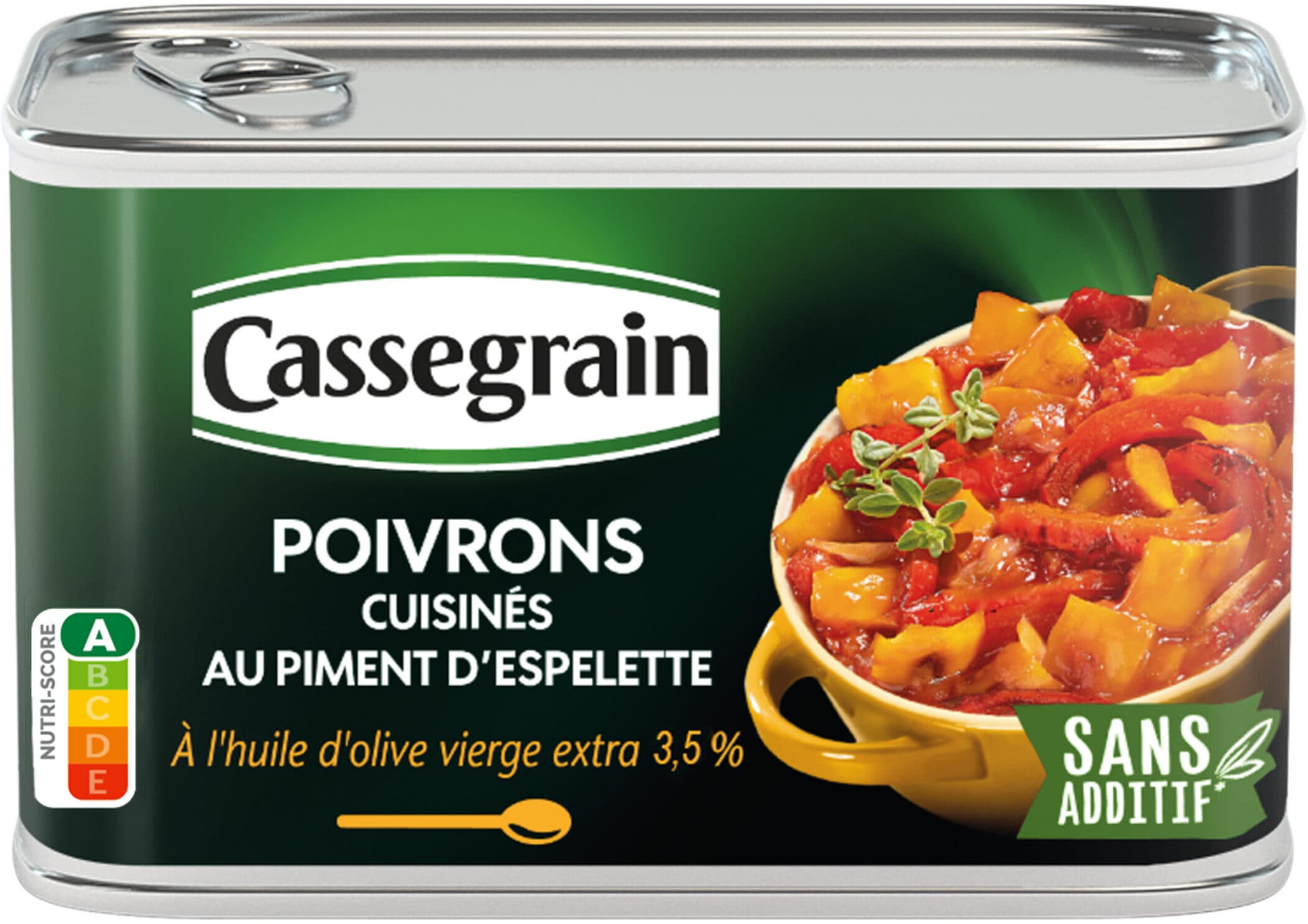 Cassegrain Poivrons cuisinés piment Espelette packshot