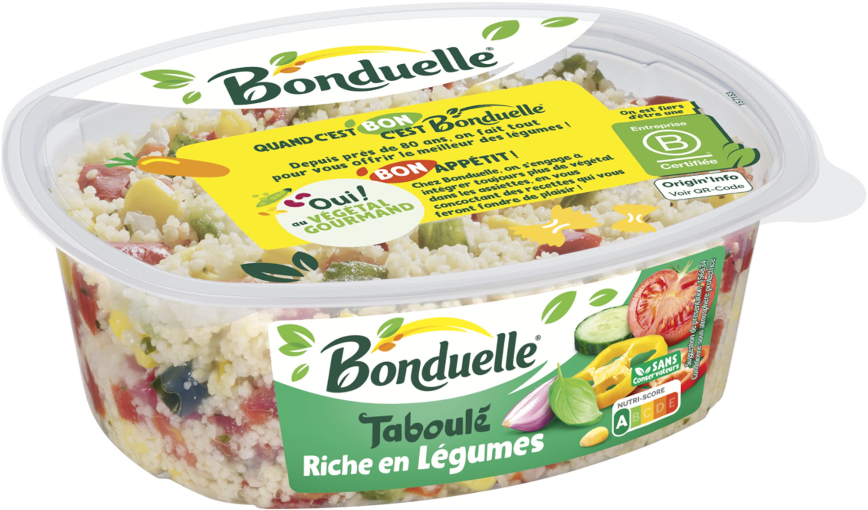Bonduelle Taboule aux legumes 300g packshot