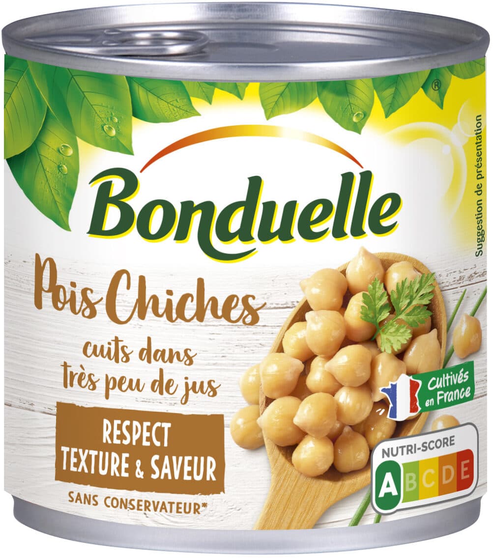 Bonduelle Pois Chiches Très peu de jus 1/2 packshot