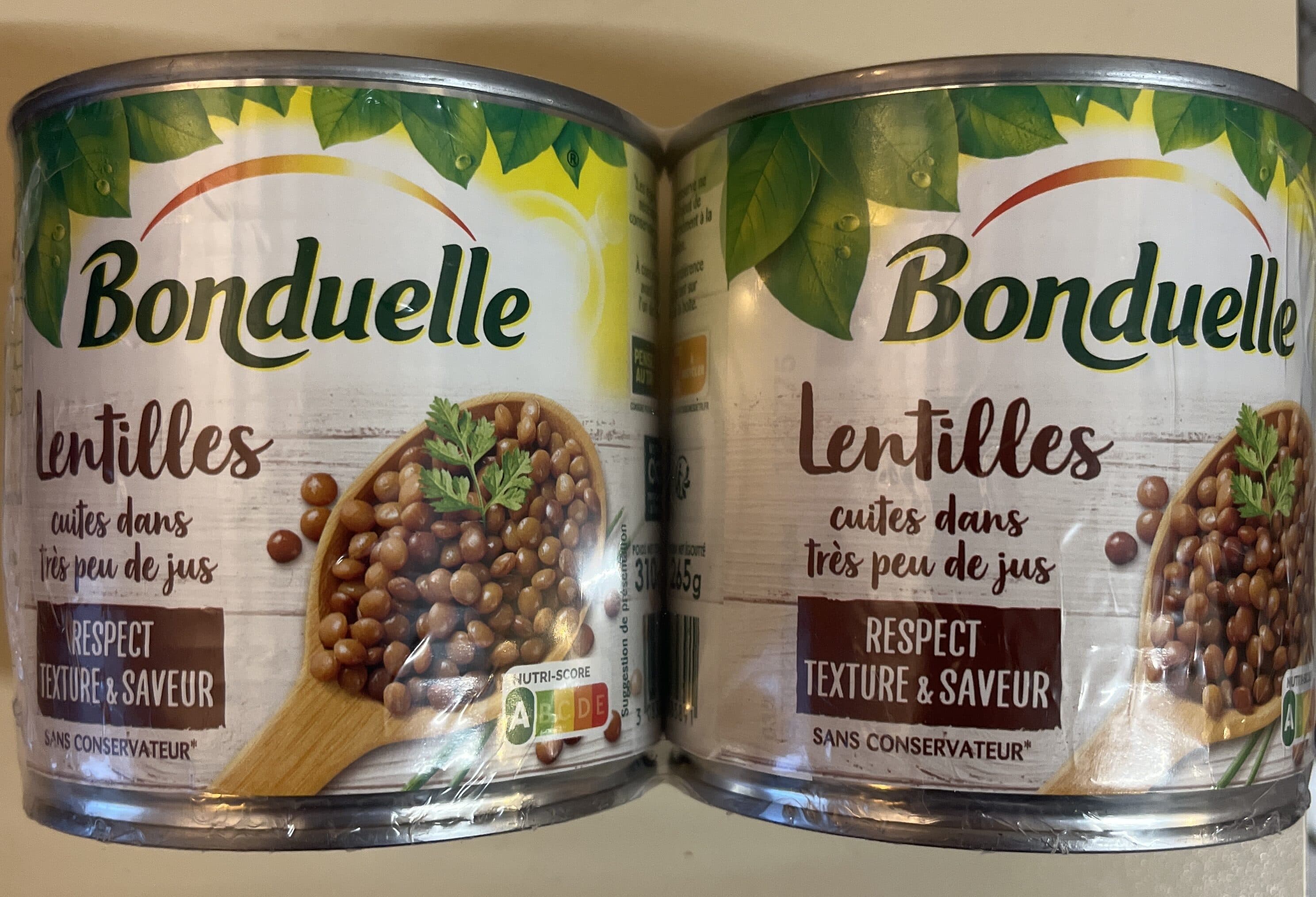 Bonduelle Lentilles packshot