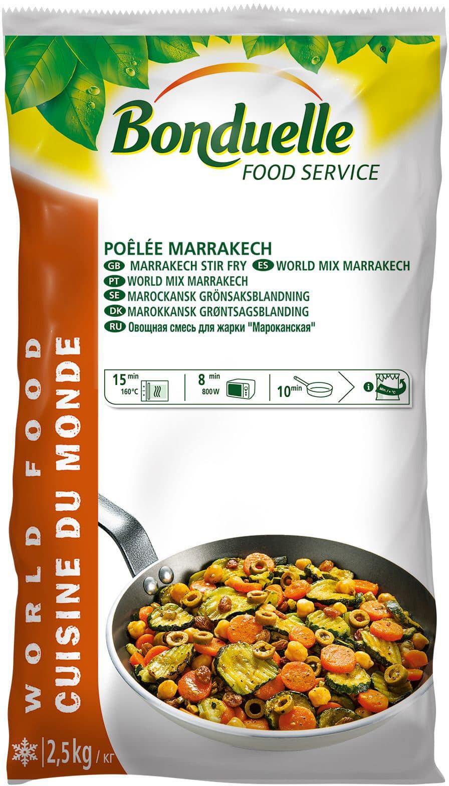 Bonduelle restauration Poêlée Marrakech (cuisinée) packshot