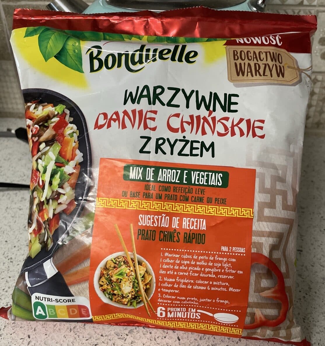Bonduelle Thailand Mix With Rice Frozen packshot
