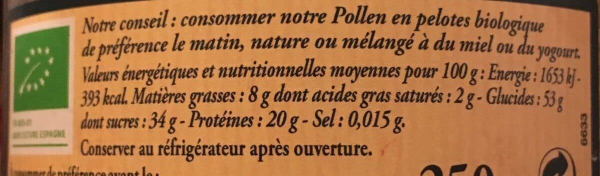 Open Food Facts Pollen en pelotes packshot