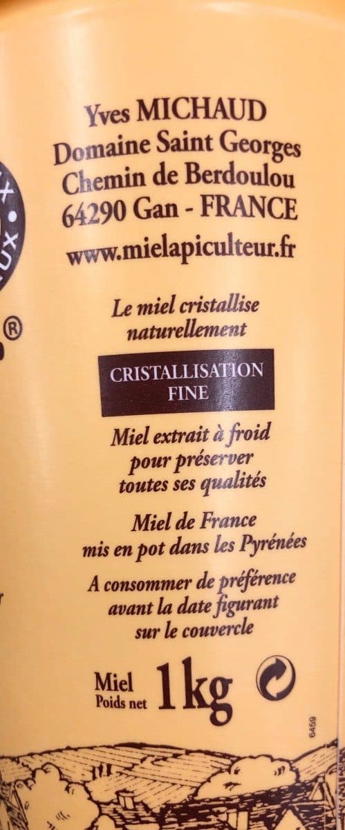 L'Apiculteur Miel packshot