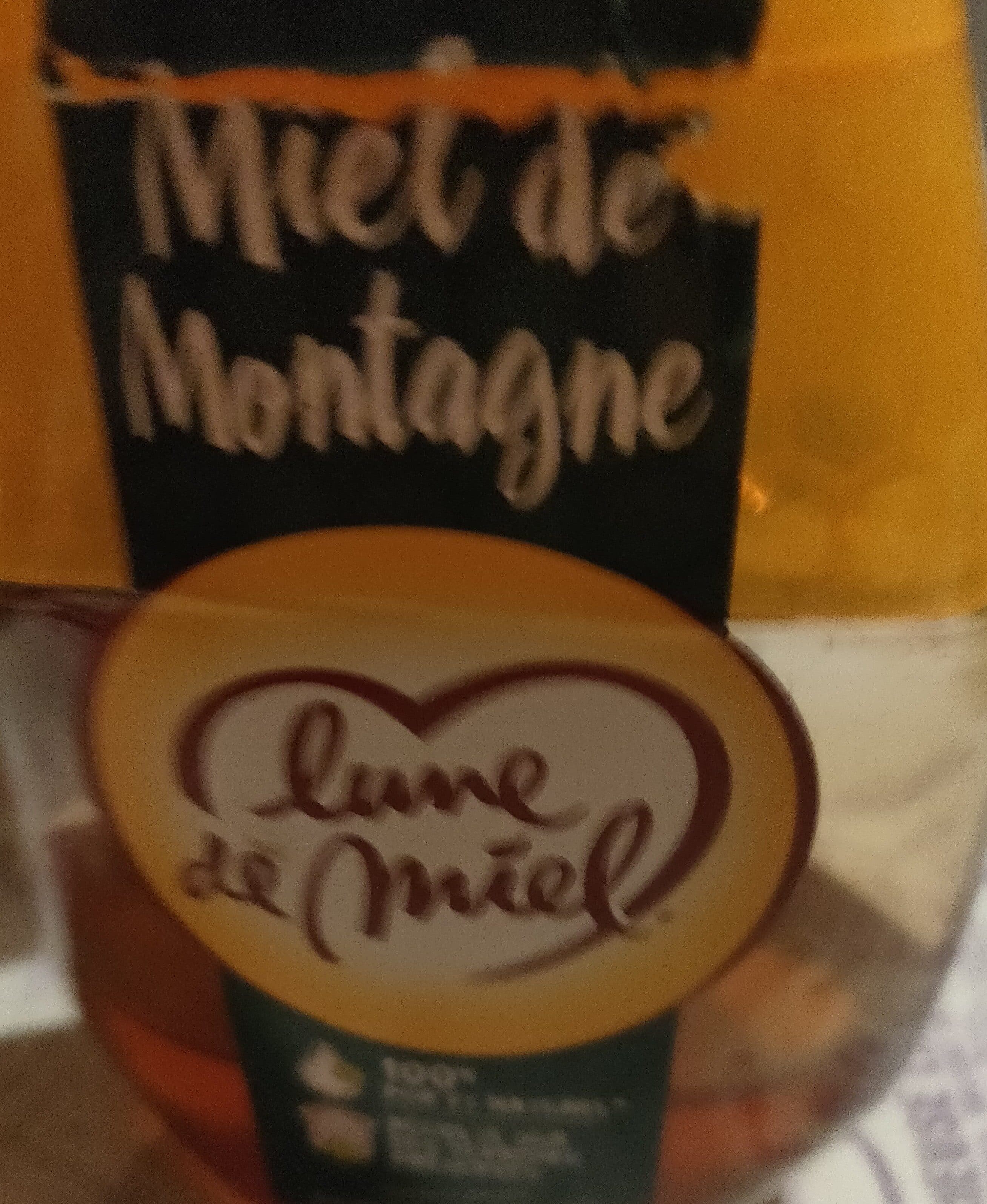 Lune de miel Miel de Montagne packshot