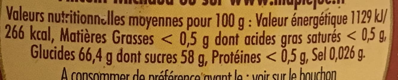 Maple Joe Pur sirop d'érable packshot