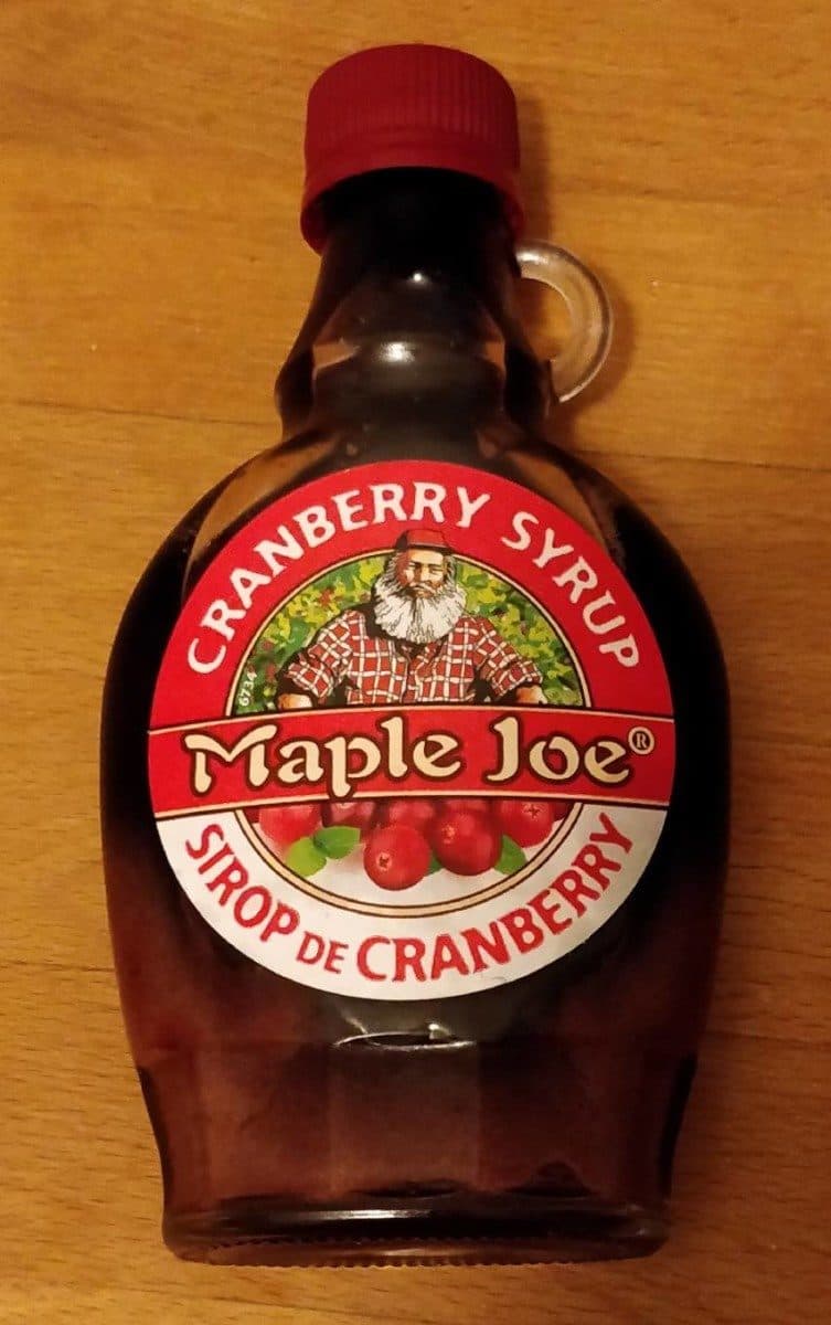 Maple Joe Sirop de cranberry packshot