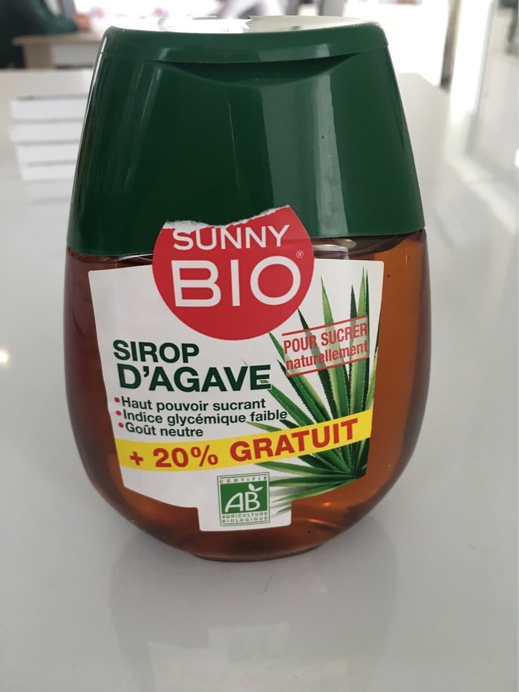 Sunny Bio Sirop d’agave packshot