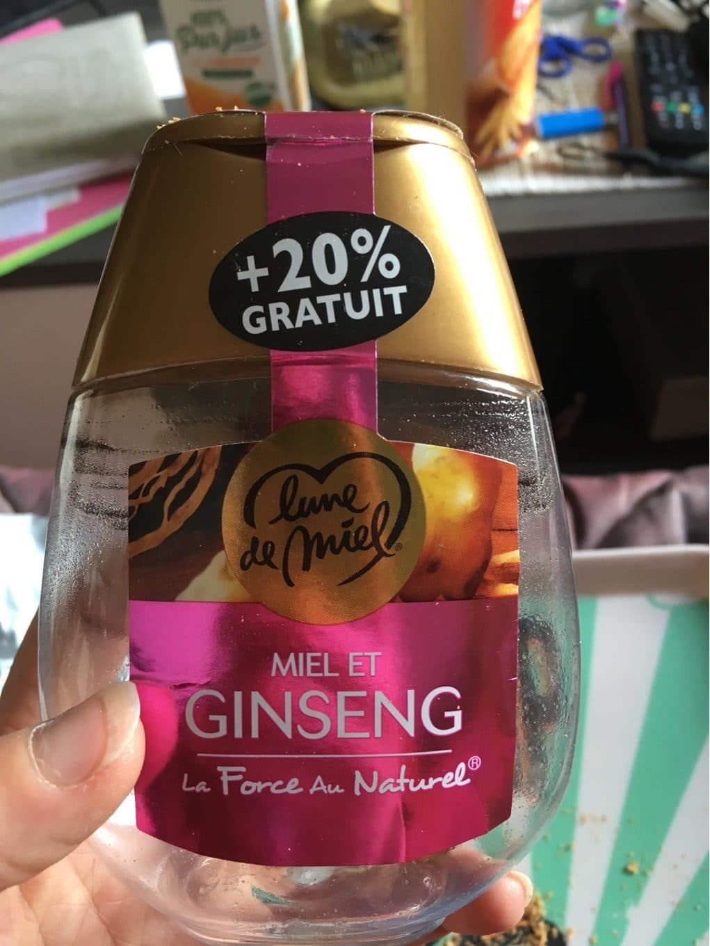 Lune De Miel Miel et ginseng packshot