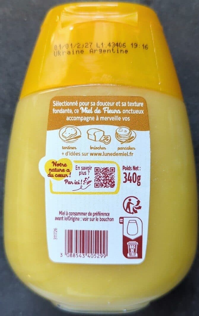 Famille Michaud Miel Cremeux Tendre Onctueux packshot