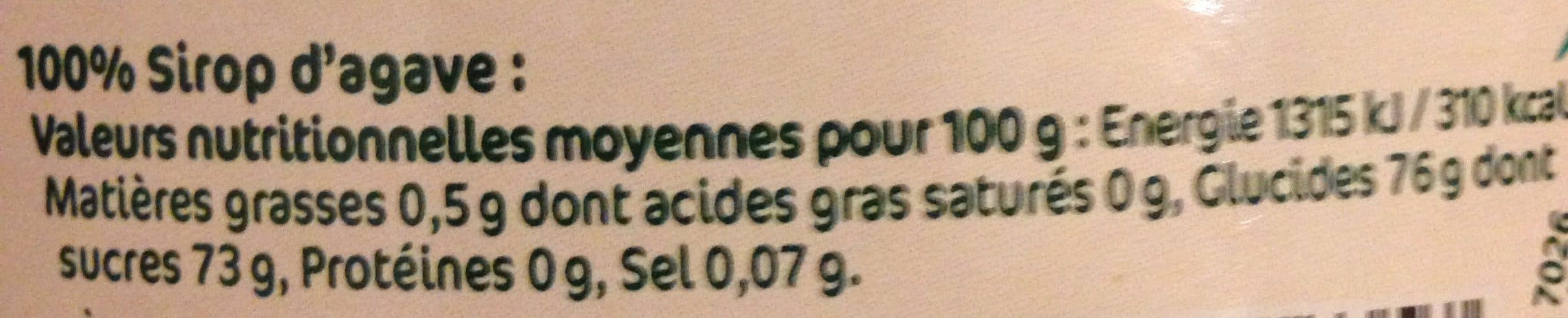 Sunny Life Sunny Life sirop d'agave packshot