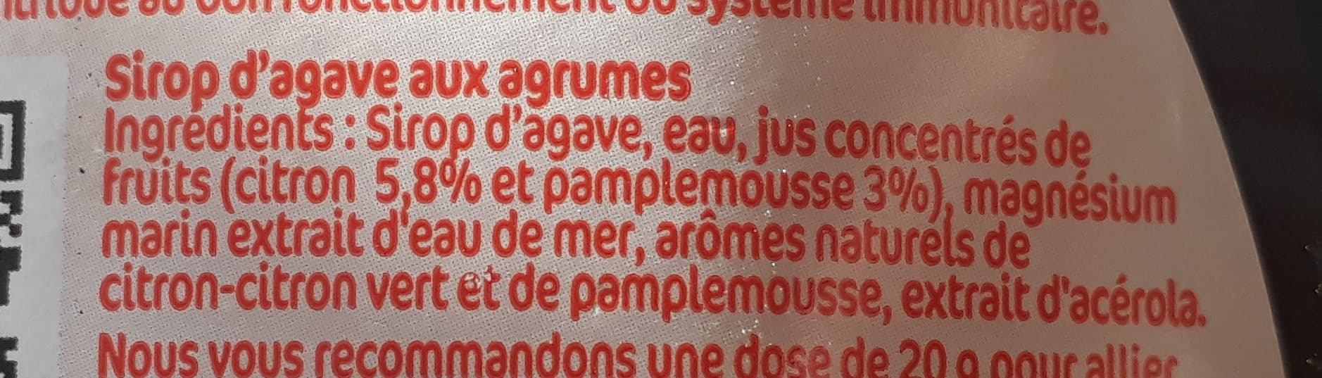 Sunny Life Sirop D'agave packshot