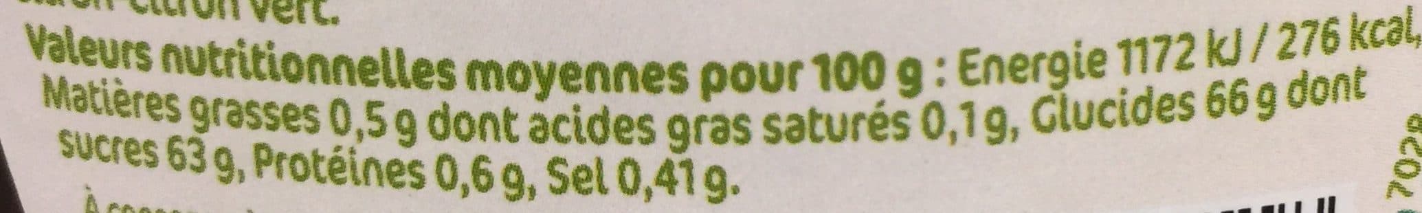 Sunny Life Sirop d'agave citron vert packshot