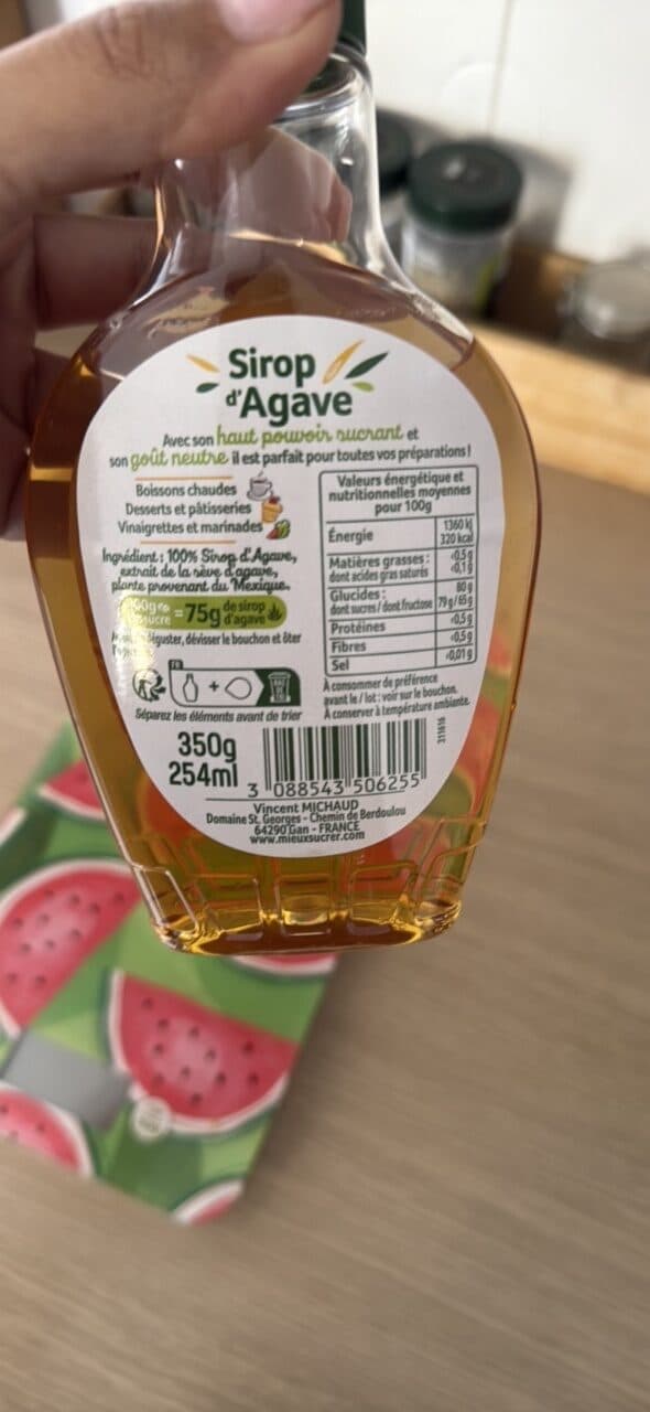 Sunny Via Sirop d'Agave packshot