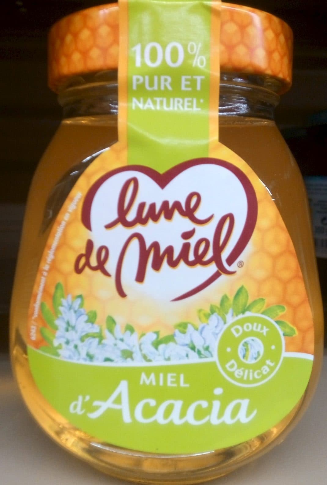 Lune de Miel Miel d'acacia packshot