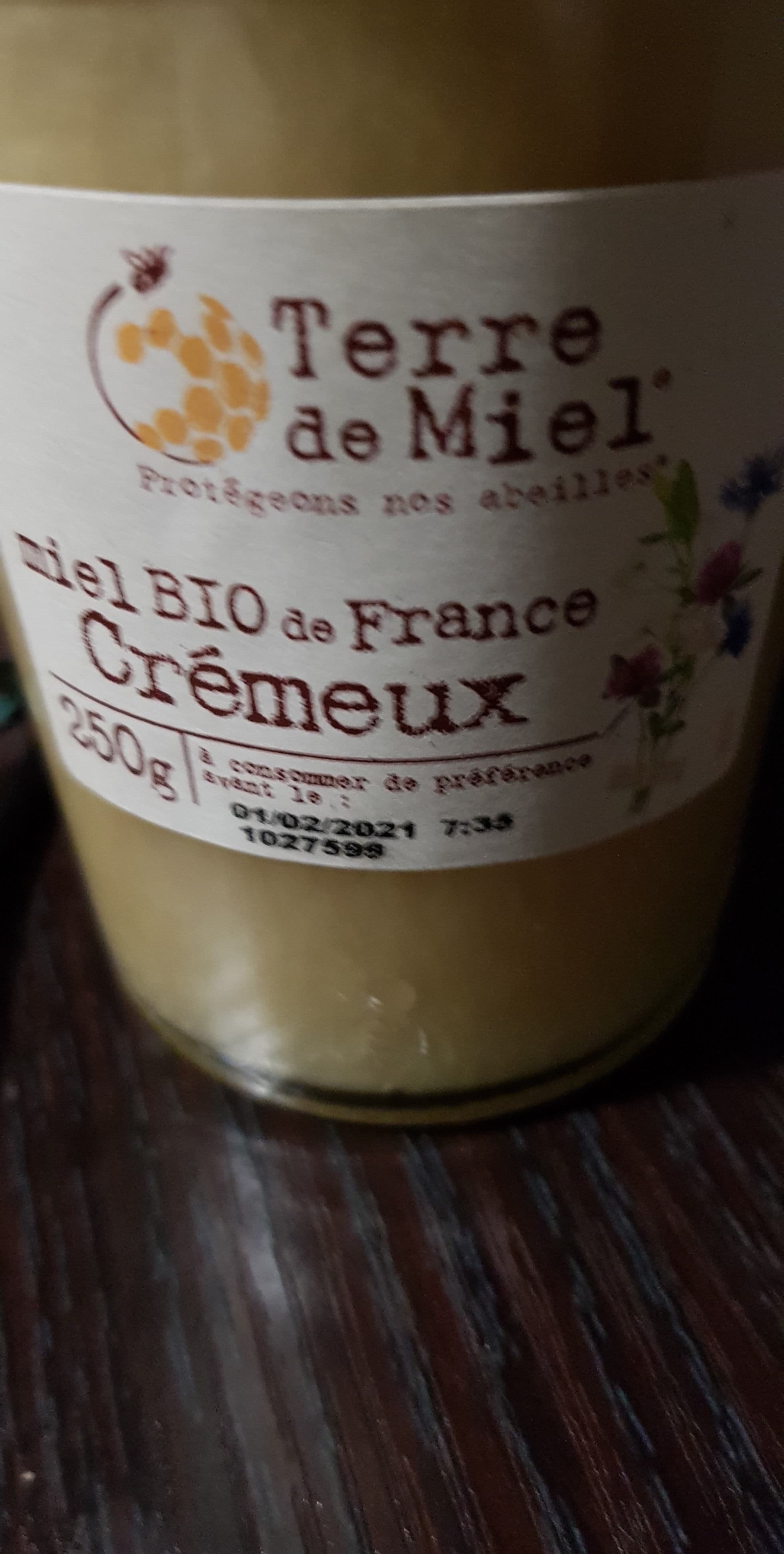 Terre de miel Miel Toute Fleur Crémeux France packshot