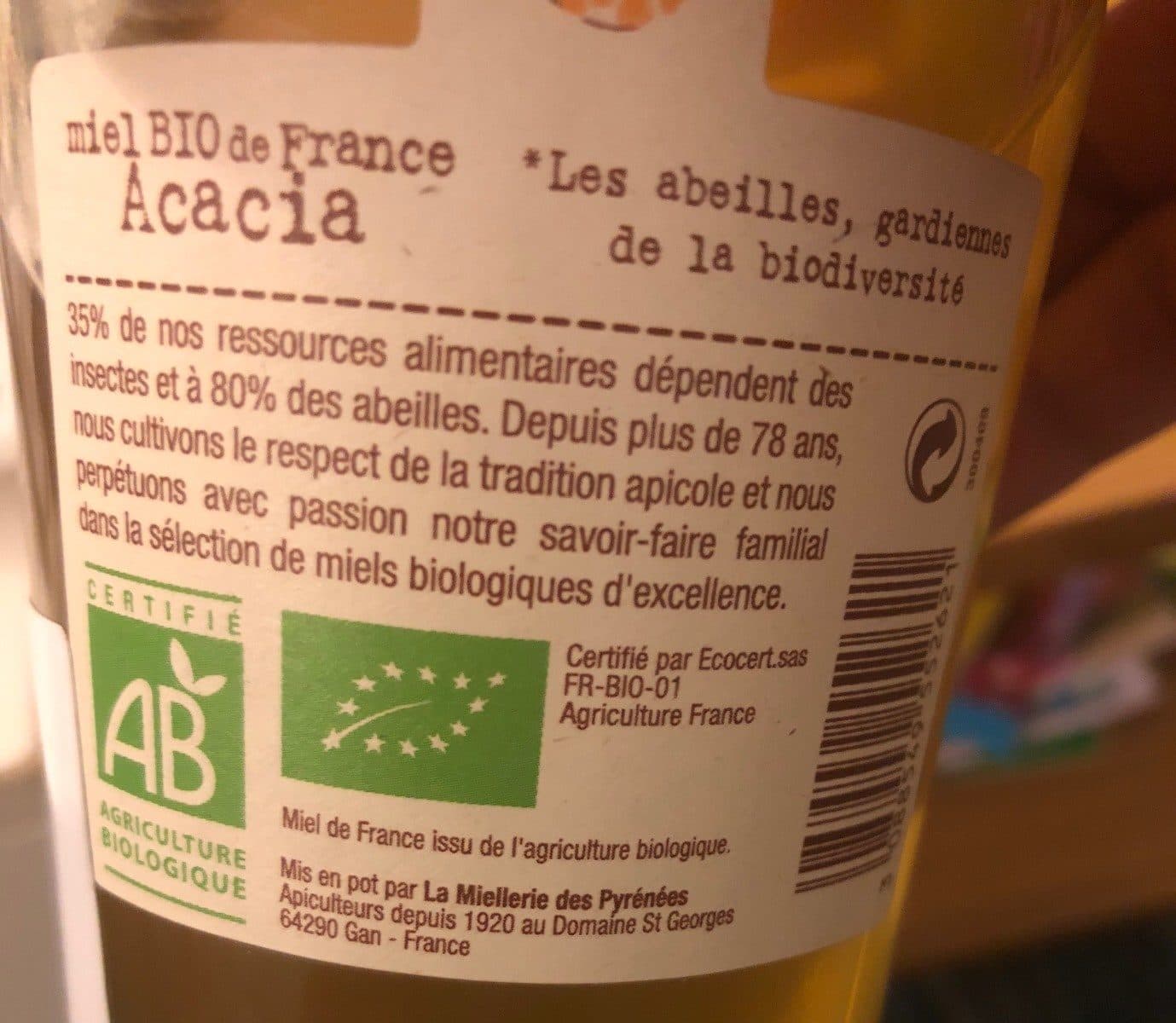 Terre de Miel Miel Acacia Bio France - 500 GR - Terre De Miel packshot