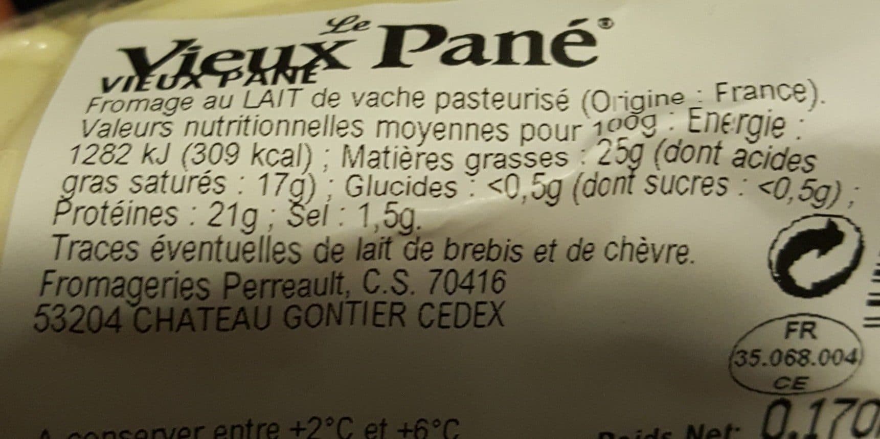 Le vieux pane Le vieux pané packshot