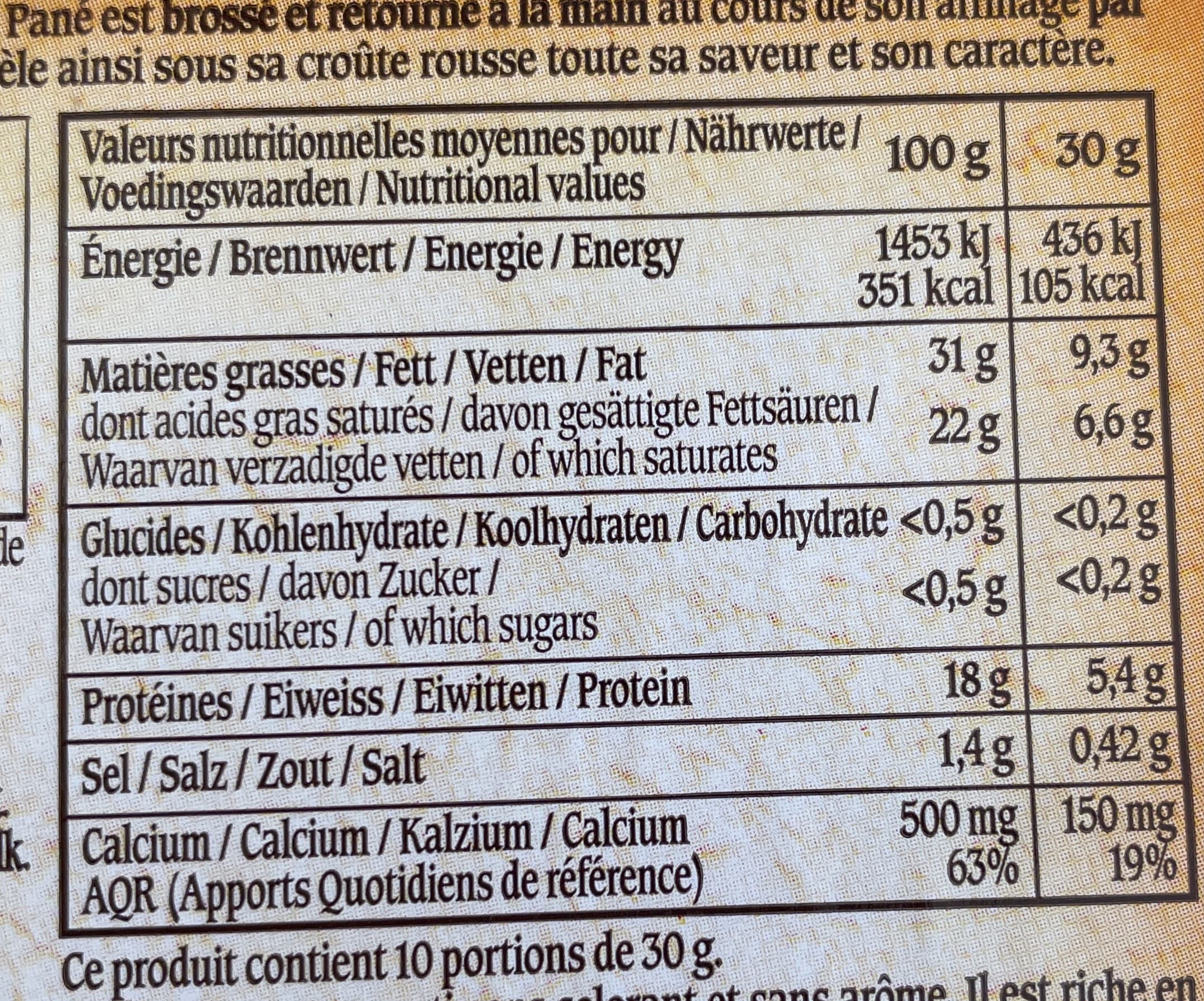 Fromageries Perreault Le vieux pané packshot