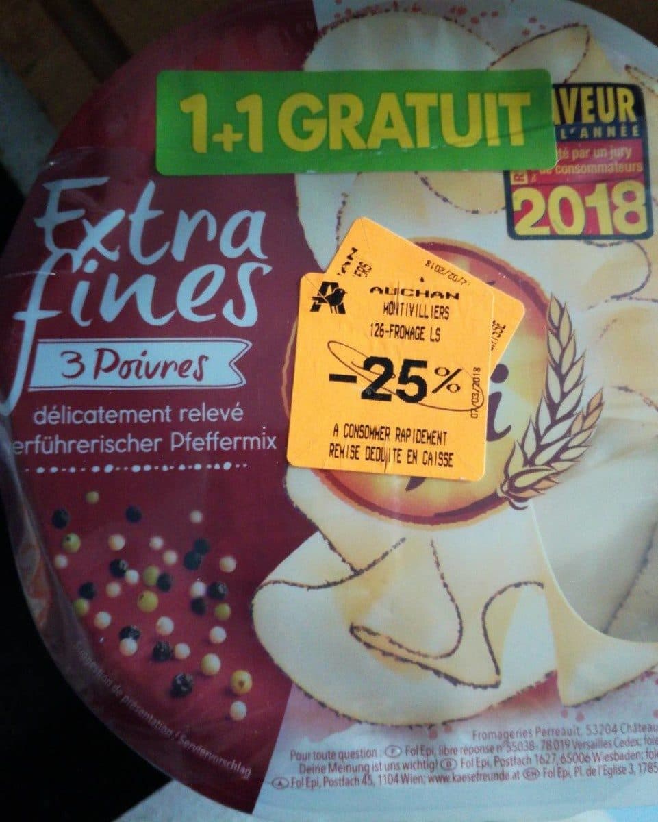 Fol Epi Fromage 3 poivres Extra Fines packshot