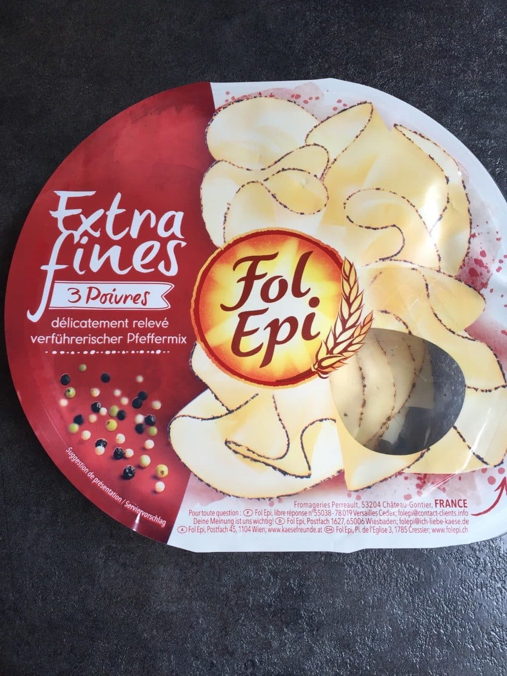 Fol Epi FOL EPI, tranches extra fines 3 poivres packshot