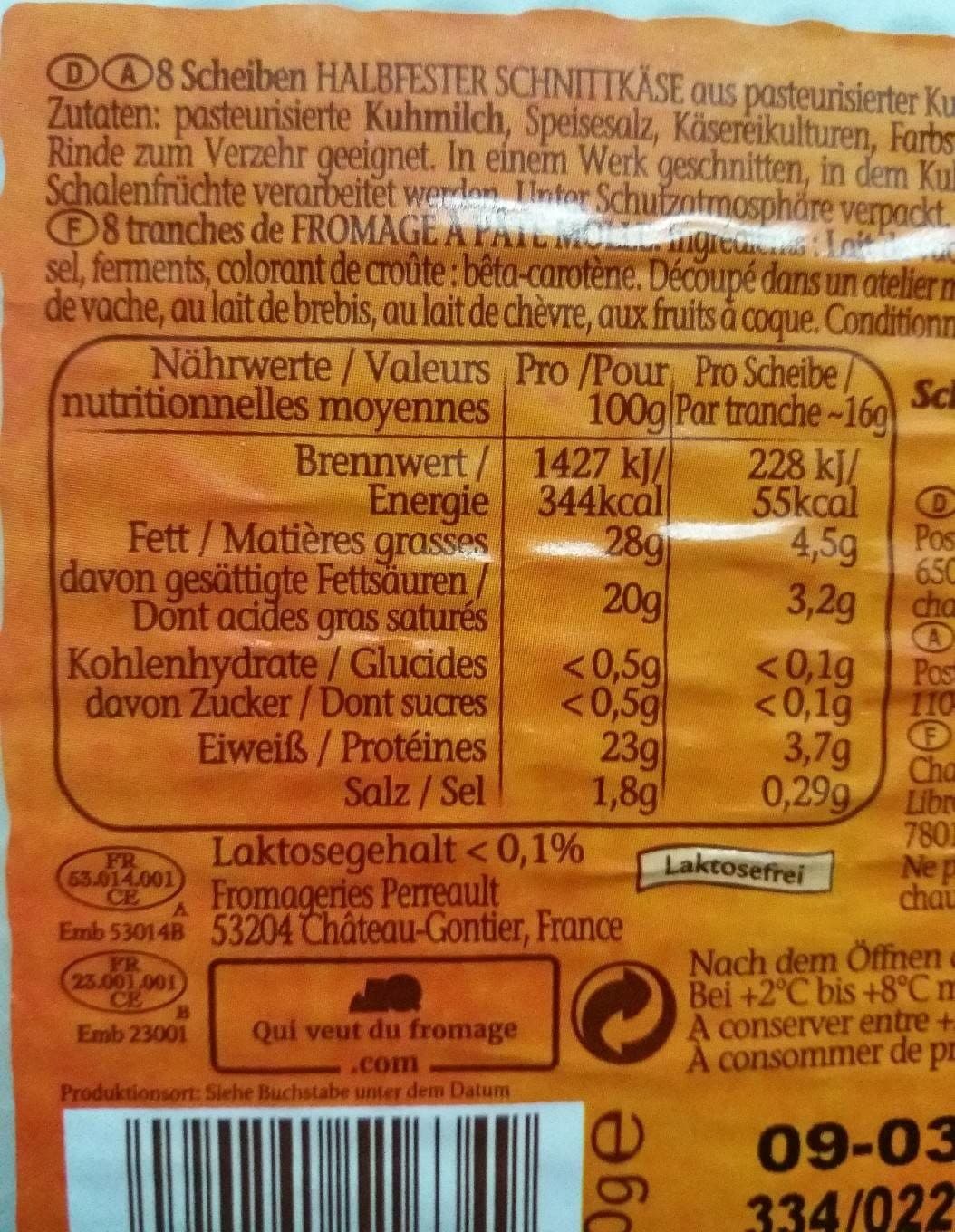 Chaumes Chaumes tranches moelleuses avec du caractère packshot