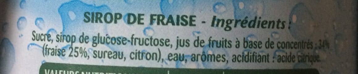Teisseire Sirop De Fraise, 75 Centilitres packshot
