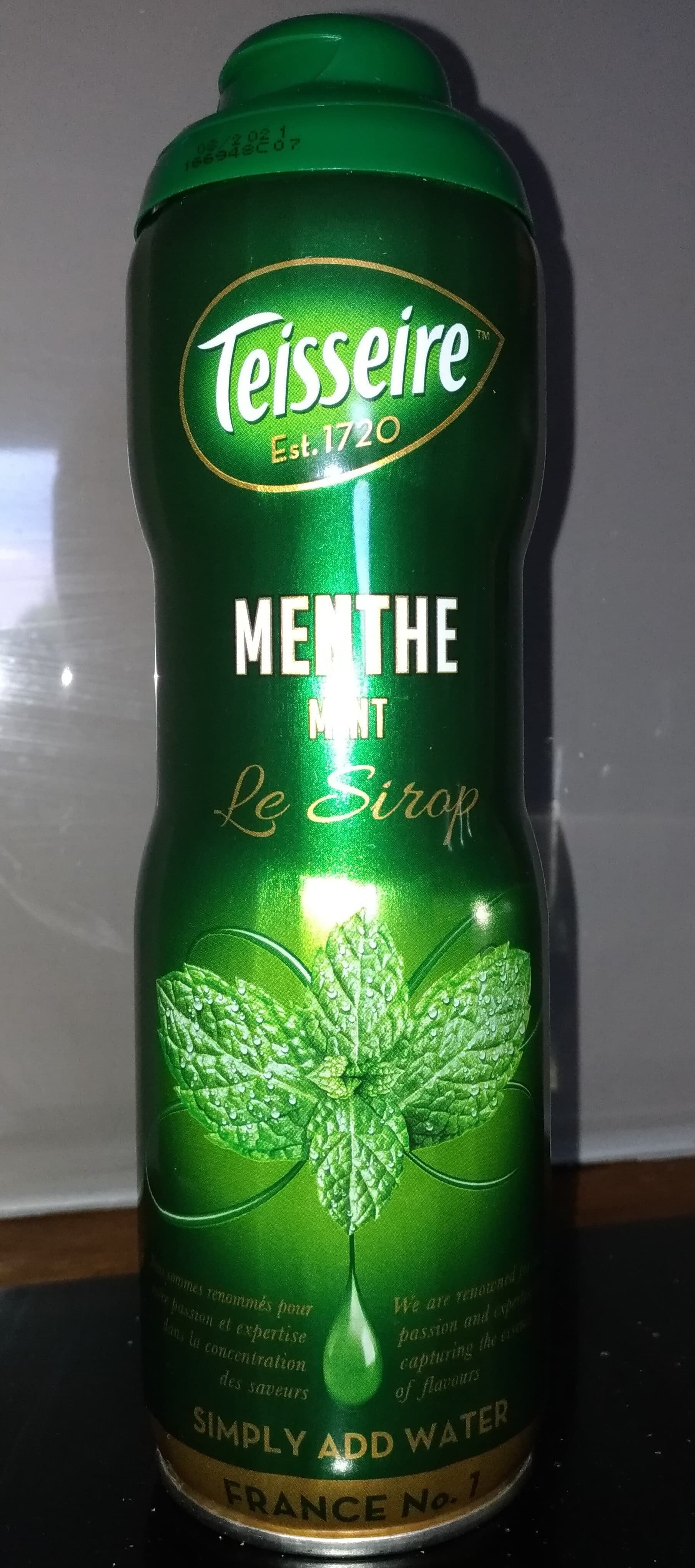 Teisseire Menthe - Le Sirop packshot