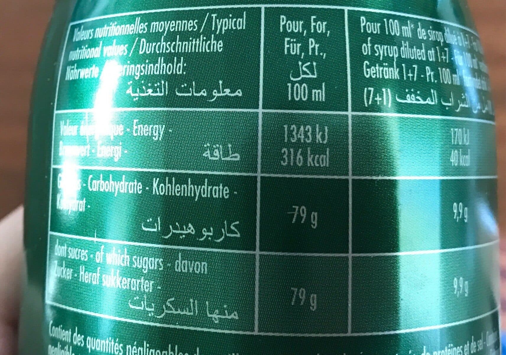 Teisseire Citron Vert Lime Le Sirop Avec Arômes packshot