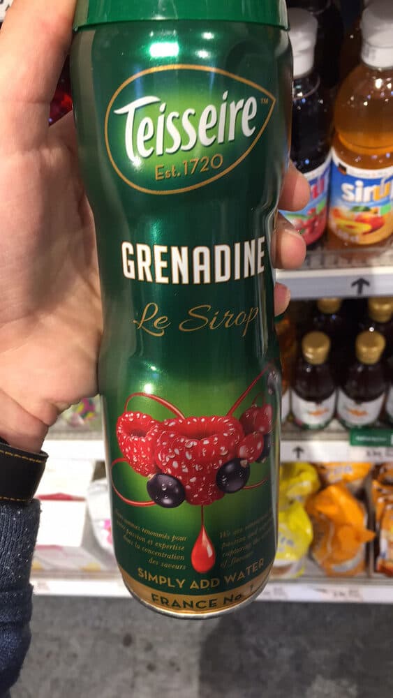 Teisseire Grenadine Le sirop packshot