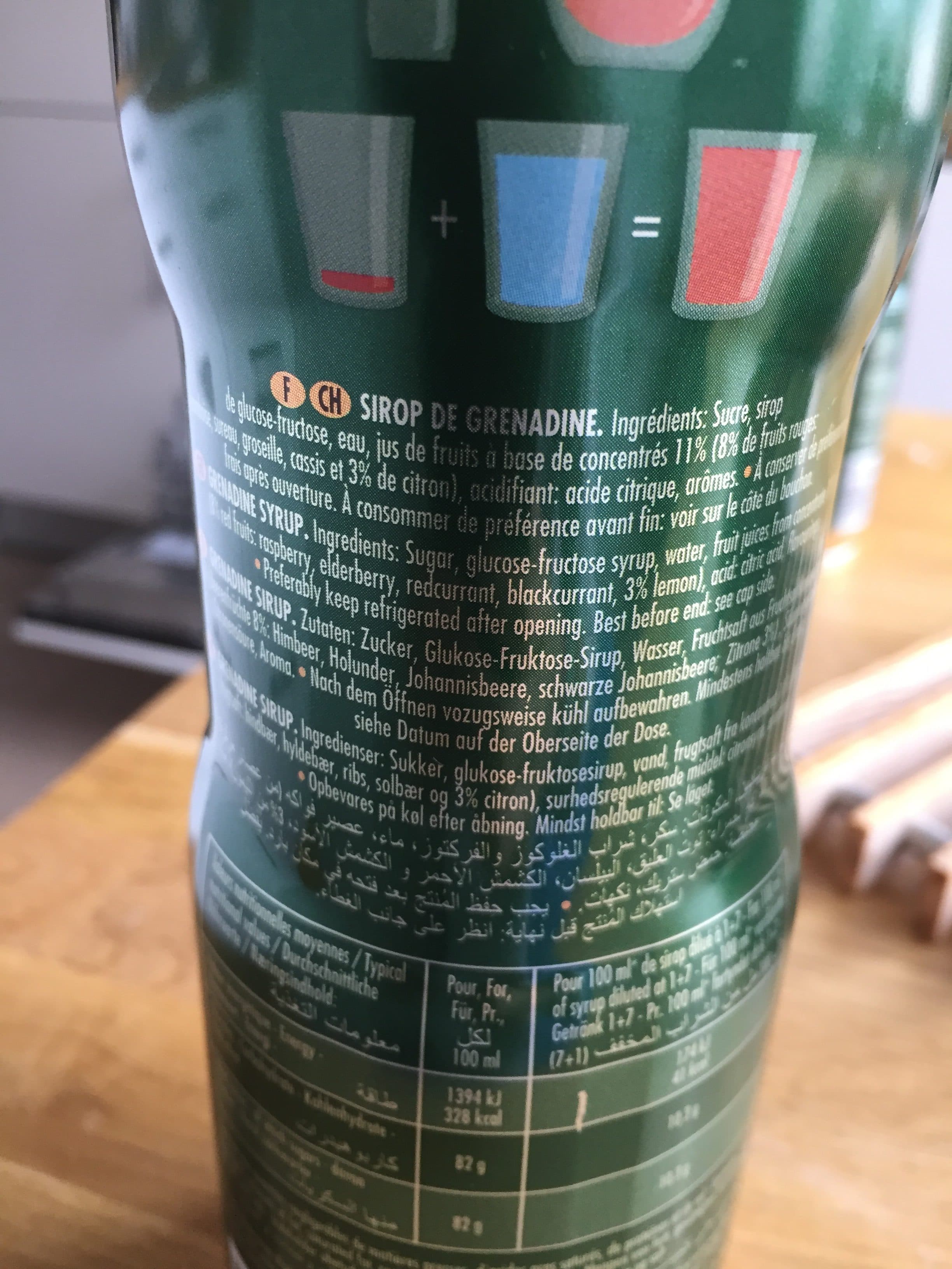 Teisseire Grenadine Le sirop packshot
