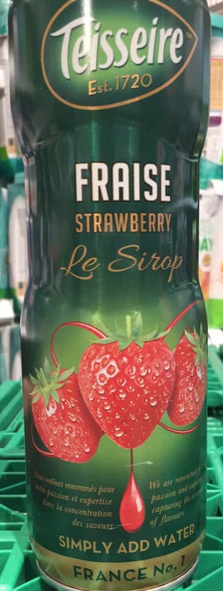 Teisseire Fraise Le Sirop packshot