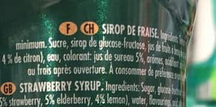 Teisseire Fraise Le Sirop packshot