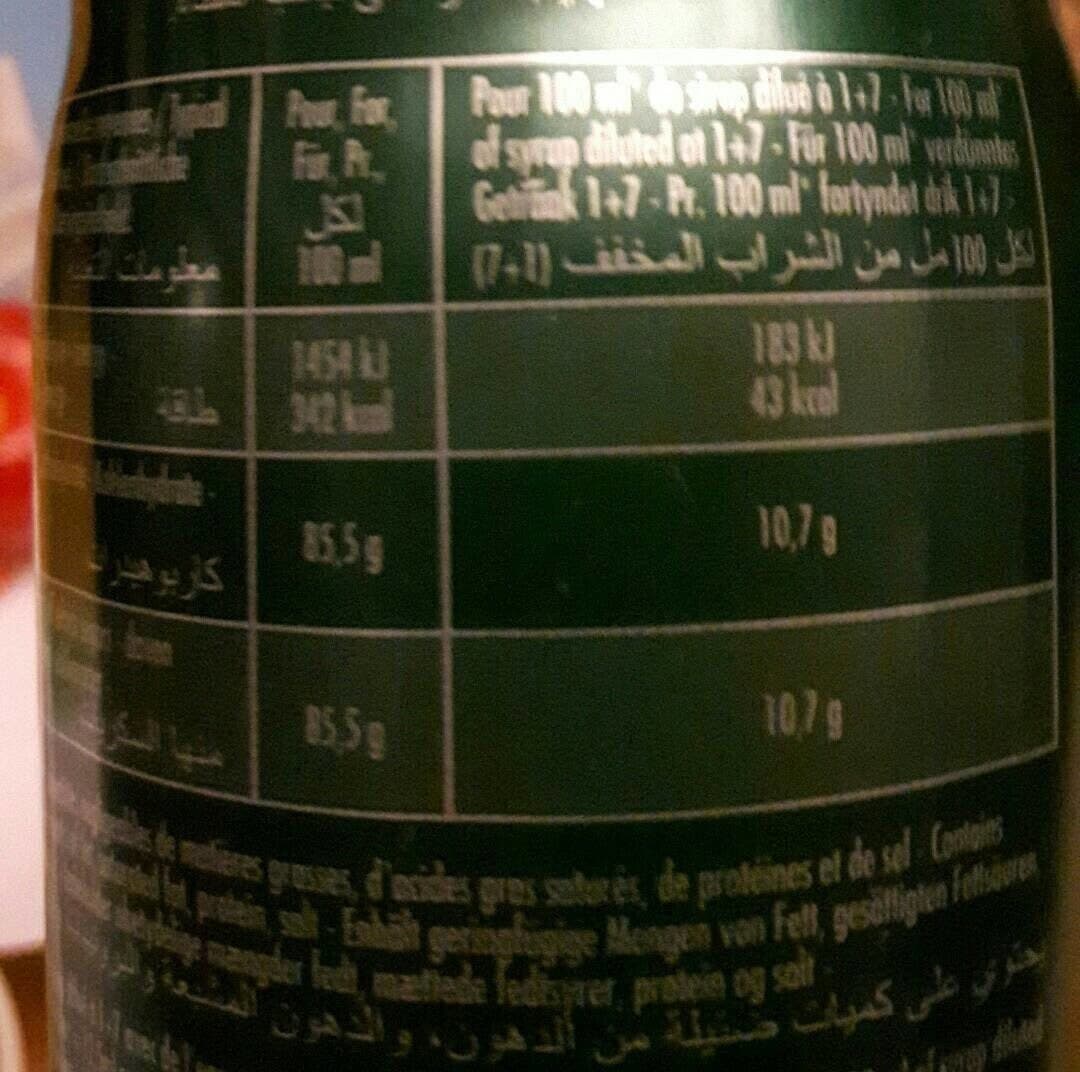 Teisseire Le Sirop Raspberry Cordial packshot