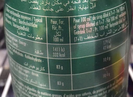 Teisseire Le Sirop Cerise packshot