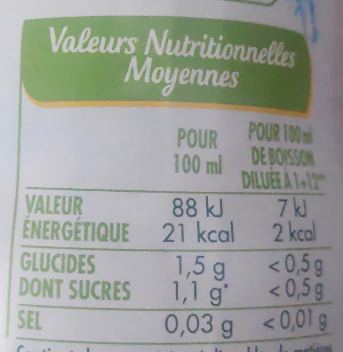 Teisseire Sirop de pêche zéro sucres packshot